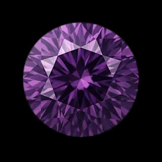 Purple colored gemstones collection